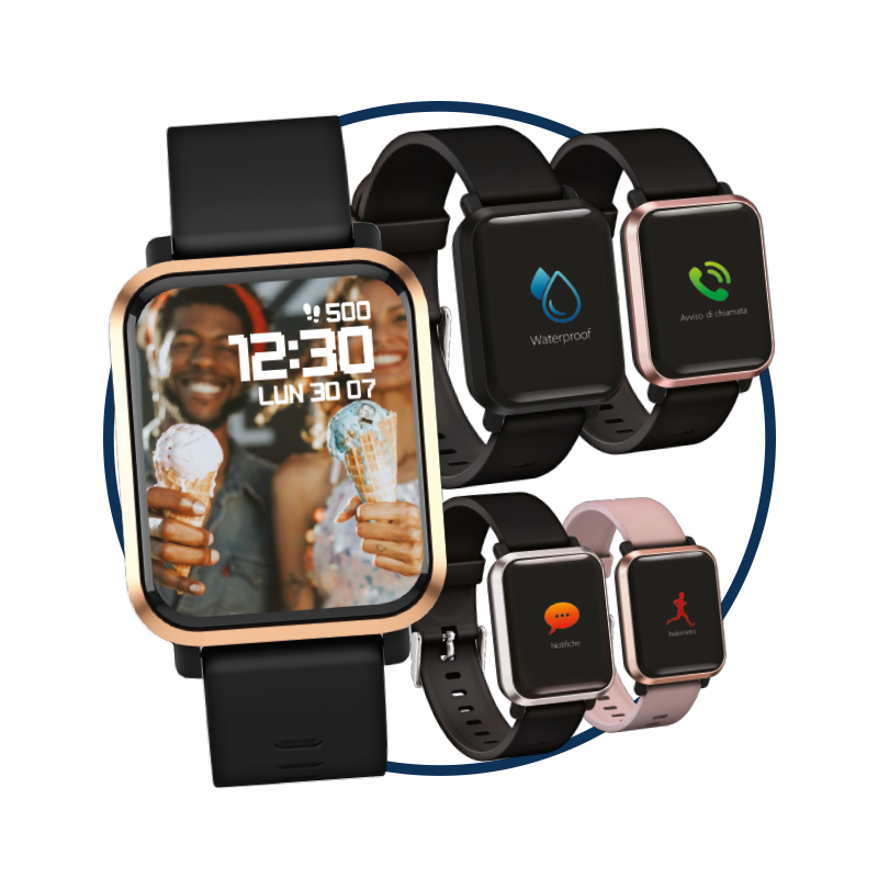 Smartwatch Techmade Stark MetalBlack - immagine 3