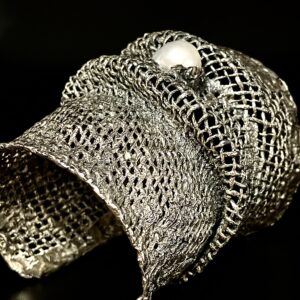 Bracciale in argento artigianale collezione juta