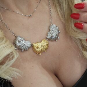 Collana Pomerania argento dorato
